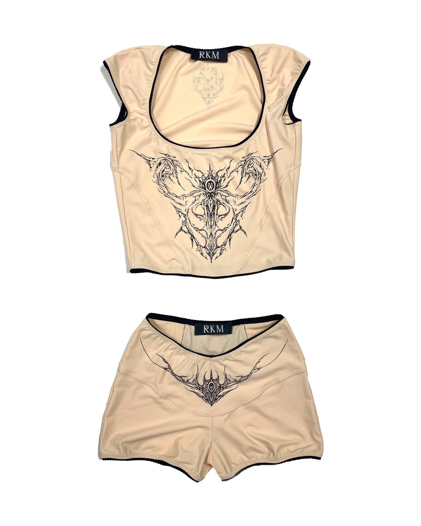 RKM x BBYANGEL Valkyrie Top Beige