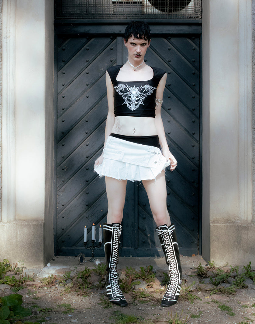 RKM x BBYANGEL Valkyrie Top Black
