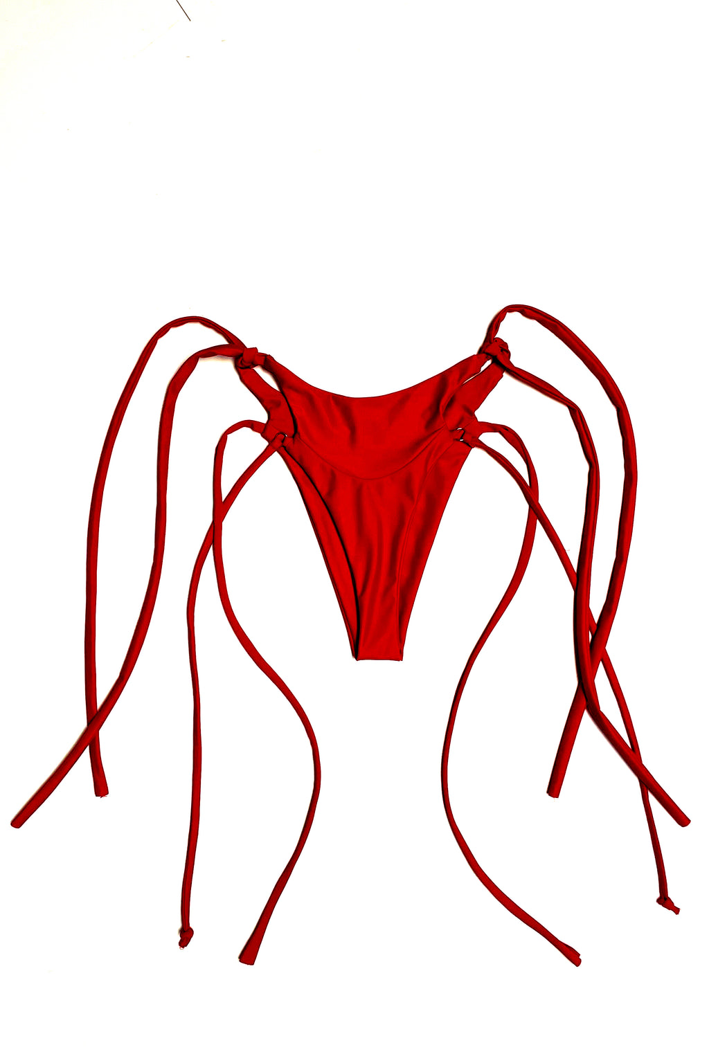 Double Trouble Bikini Bottoms Red