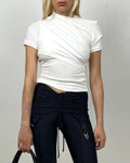 Twisted Tee White