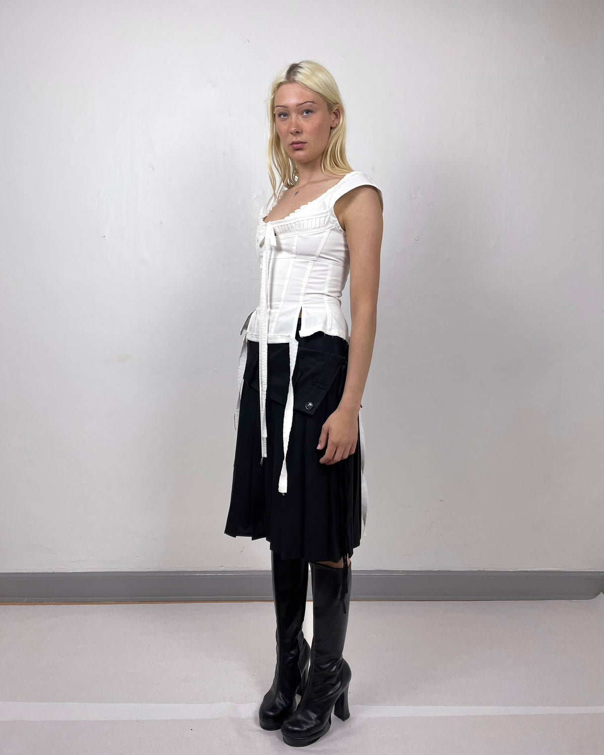 Drop Down Midi Skirt (Made to order)