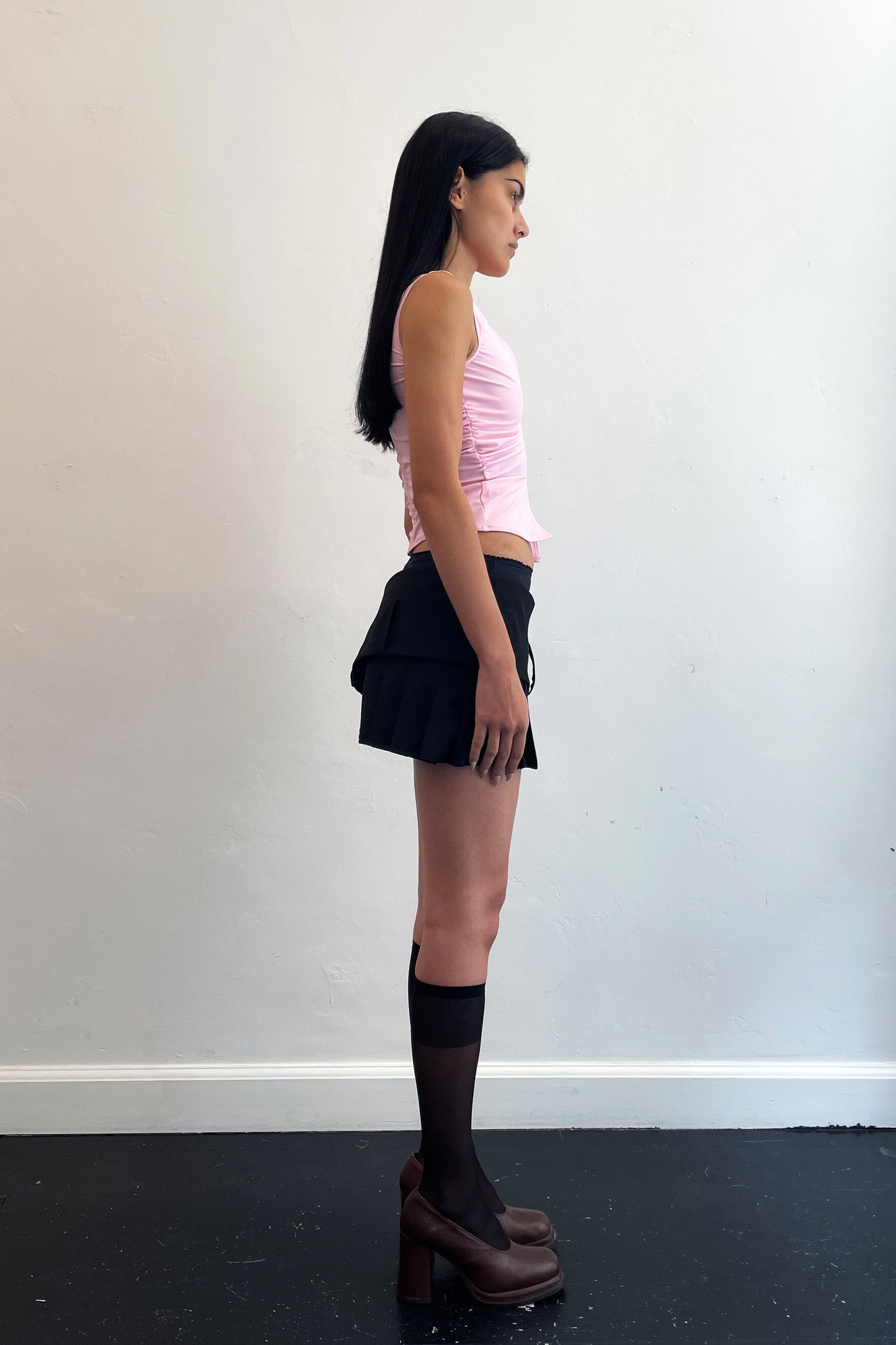 Deconstructed Shapewear Top Pink
