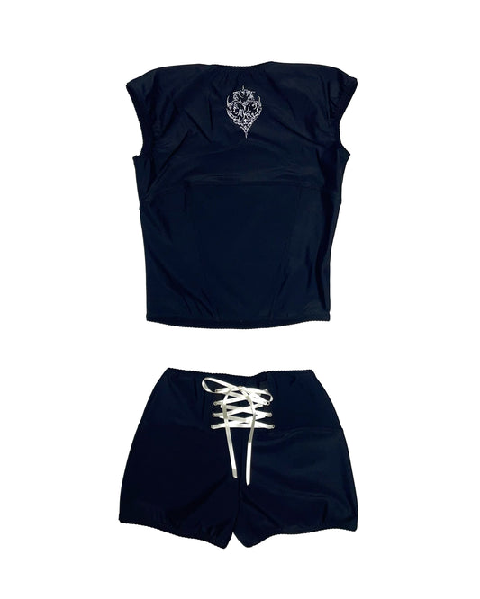 RKM x BBYANGLE Valkyrie Shorts Black